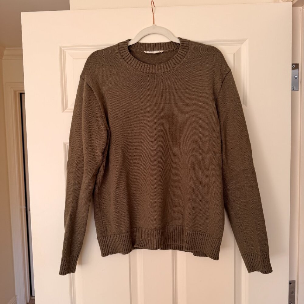 Men's Everlane Sweater -- Olive Green -- Size M -- Like New